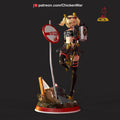 Burnice White (Zenless Zone Zero) resin figure by CW Studio — studio render 1