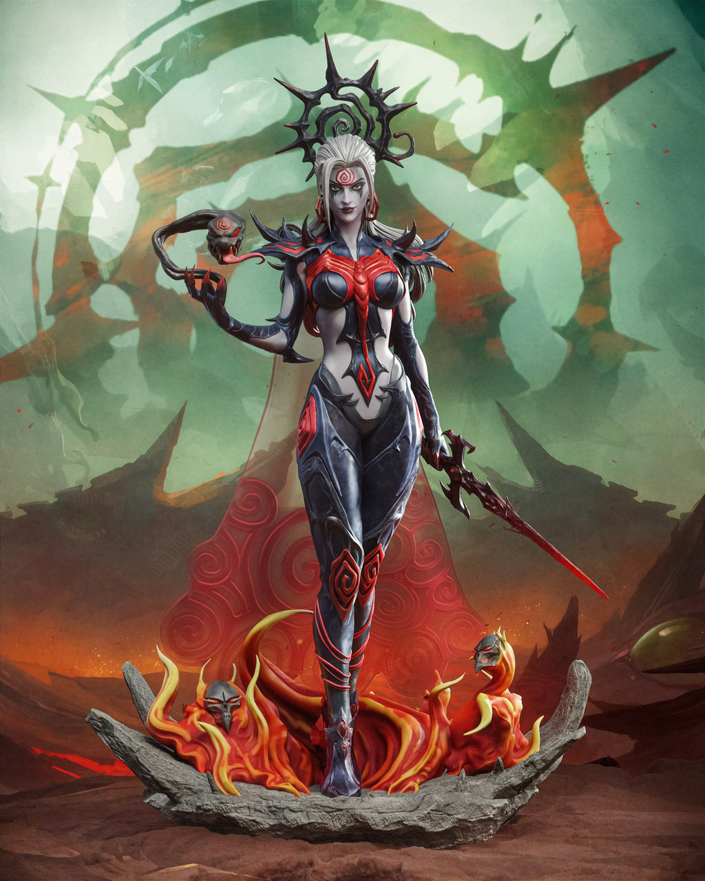 Hela Marvel resin figure by CA 3D Studios — studio preview 2