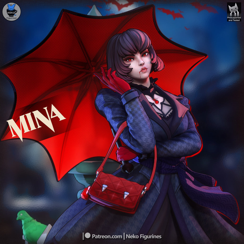 Mina (Deadlock) resin figure by Neko Figurines — studio render 1