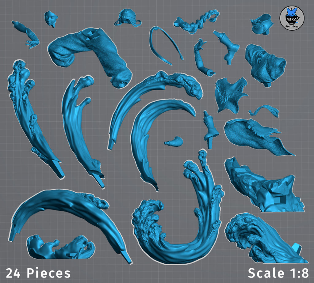 Katara (Avatar The Last Airbender) resin figure by Neko Figurines — studio render 8