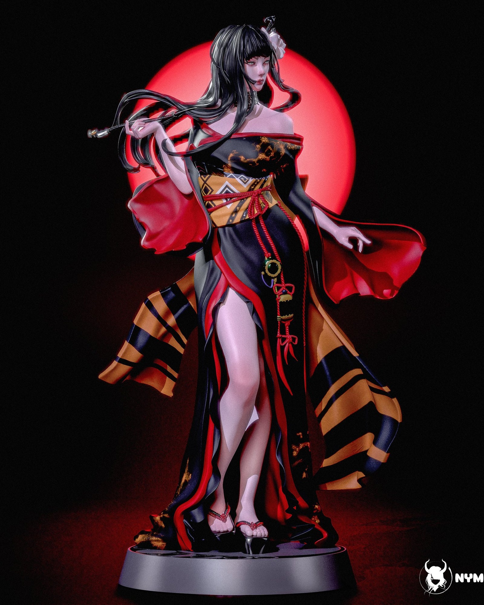 Yotsuyu (Final Fantasy) resin figure by Nympha — studio render 2