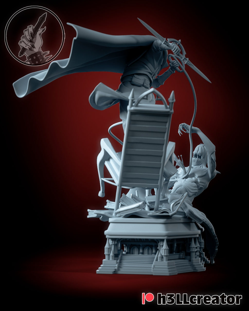 Trevor Belmont (Castlevania) resin figure by h3LLcreator — studio render 7