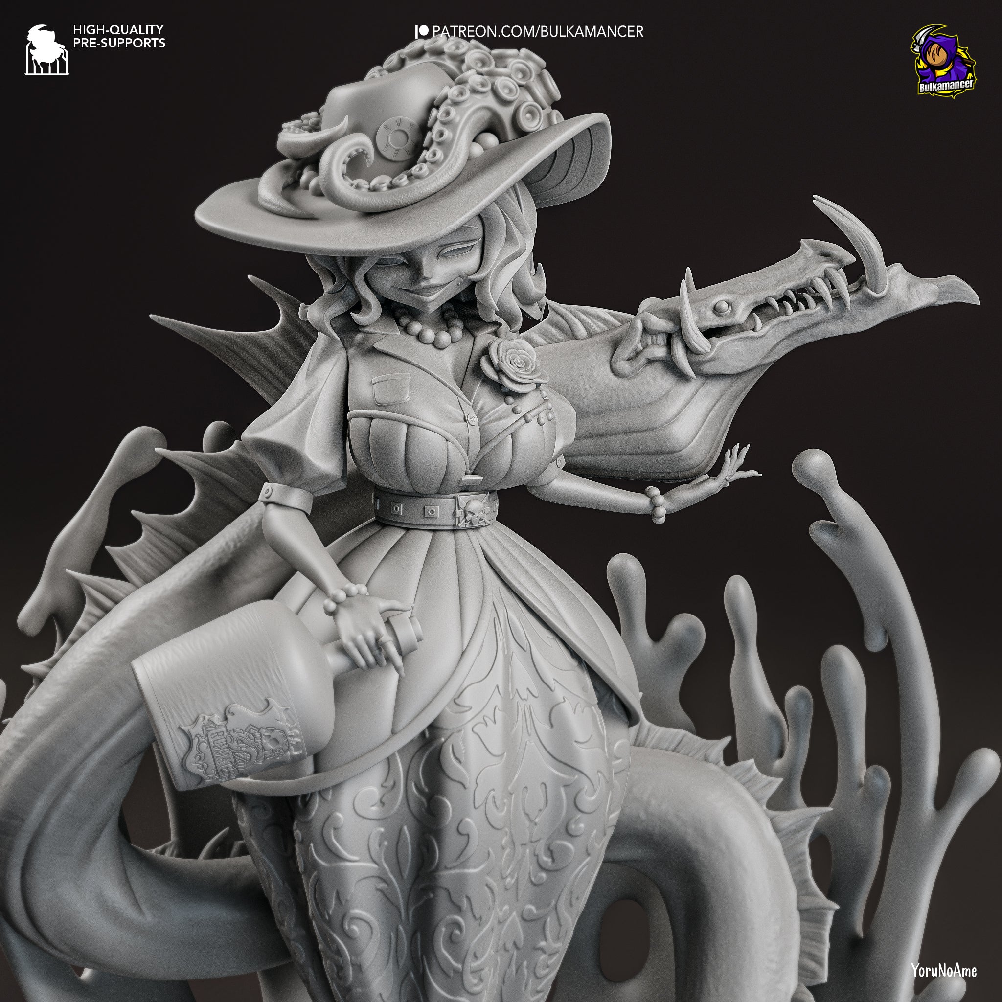 Rum Baba (Unbreadable) resin figure by Bulkamancer — studio render 9