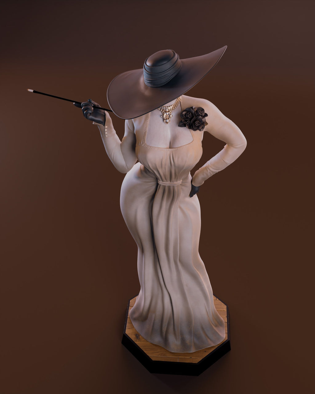 Alcina Dimitrescu (Resident Evil) resin figure by Abe3D — studio render 11