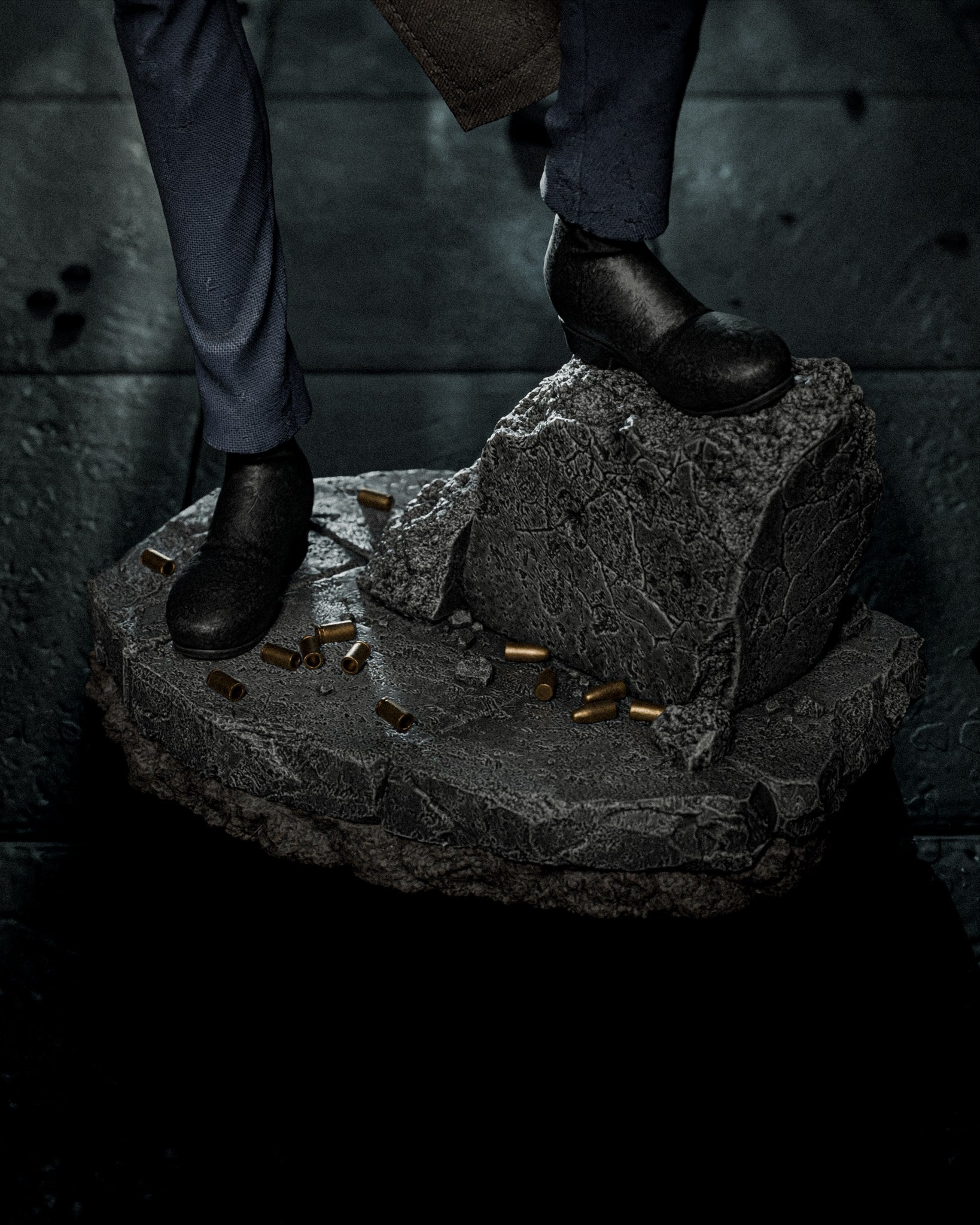 Spike Spiegel (Cowboy Bebop) resin figure by CA 3D Studios — studio render 7
