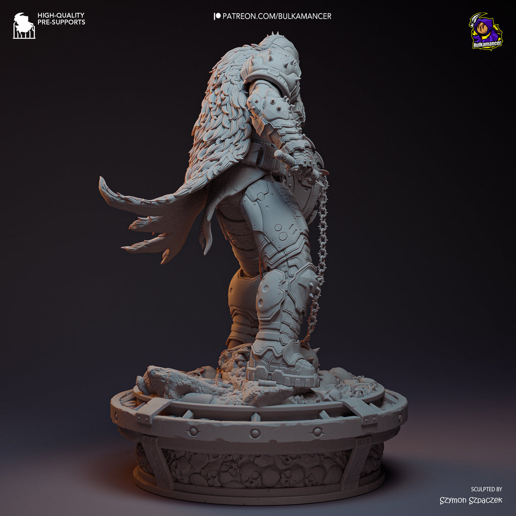 Doom Slayer (Doom) resin figure by Bulkamancer — studio render 17