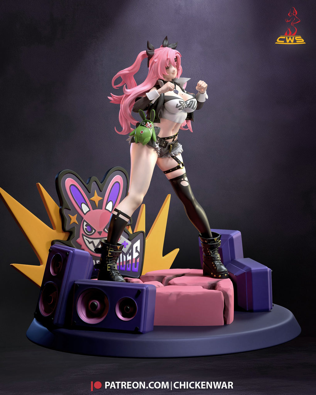 Nicole Demara (Zenless Zone Zero) resin figure by CW Studio — studio render 8