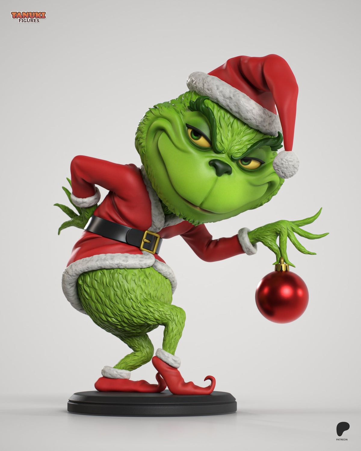 The Grinch (How the Grinch Stole Christmas) resin figure by Tanuki Figures — studio render 3