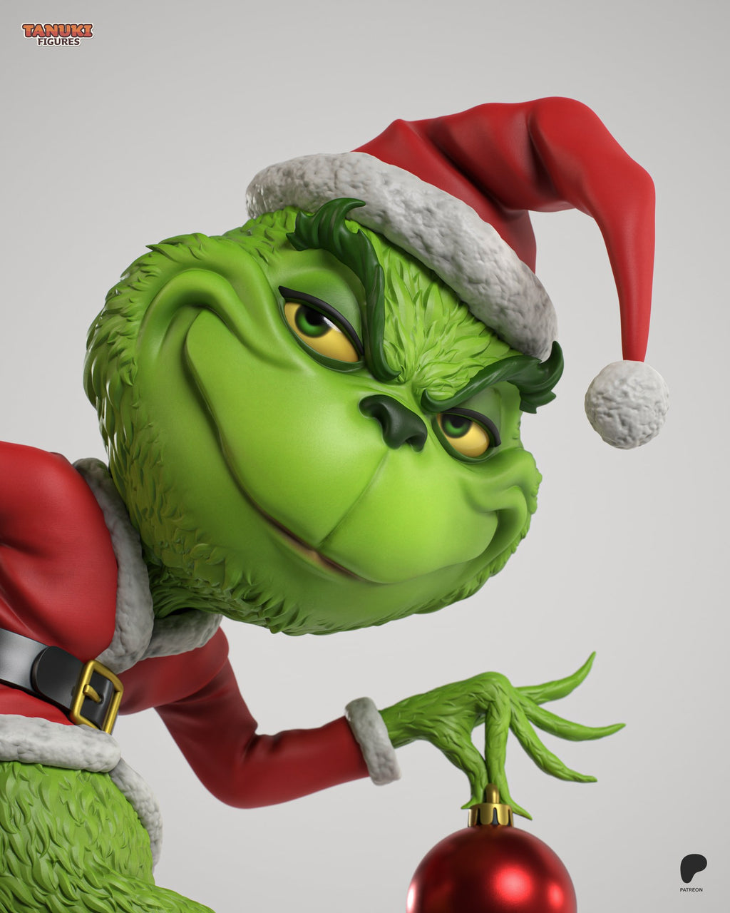 The Grinch (How the Grinch Stole Christmas) resin figure by Tanuki Figures — studio render 5