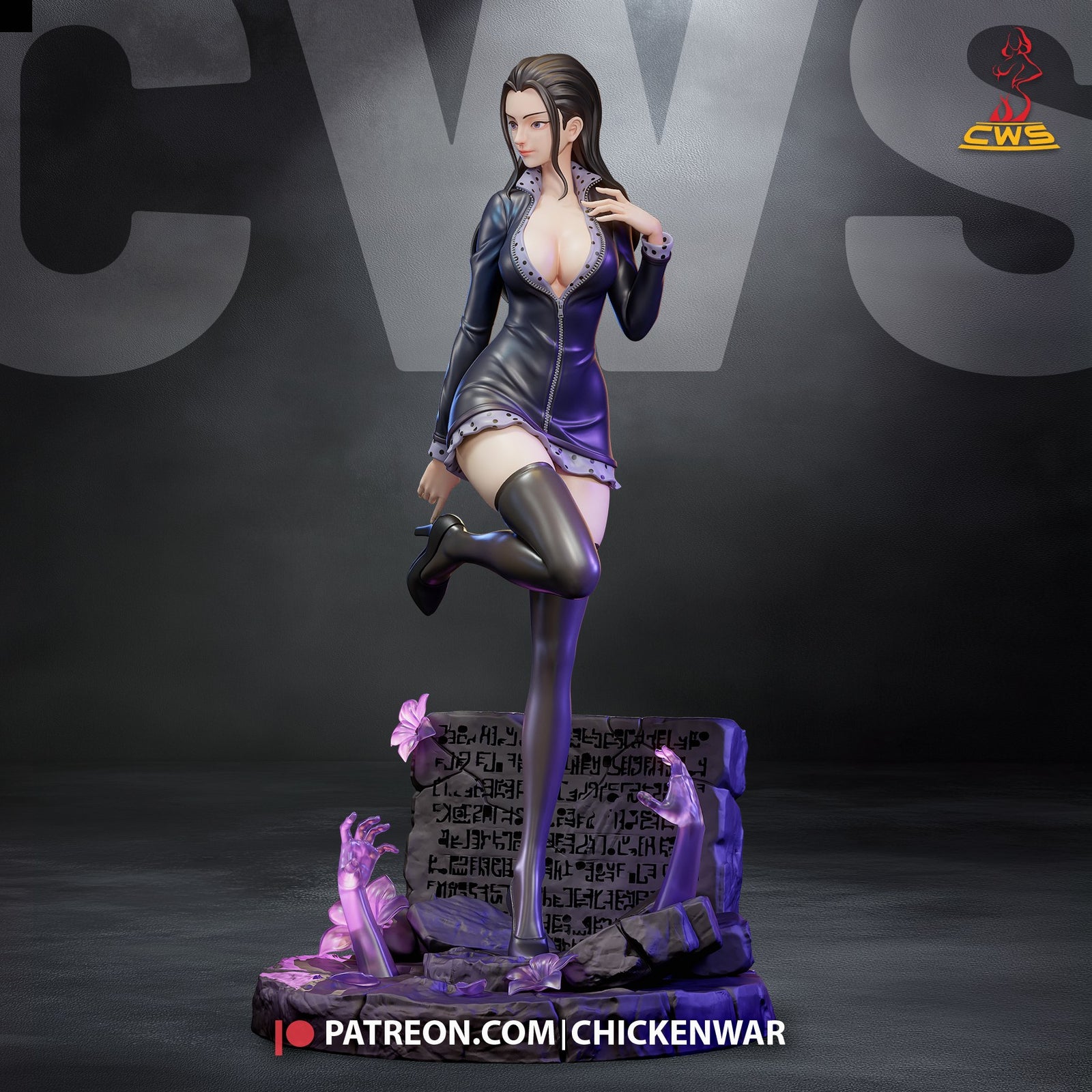 Nico Robin (One Piece) resin figure by CW Studio — studio render 4