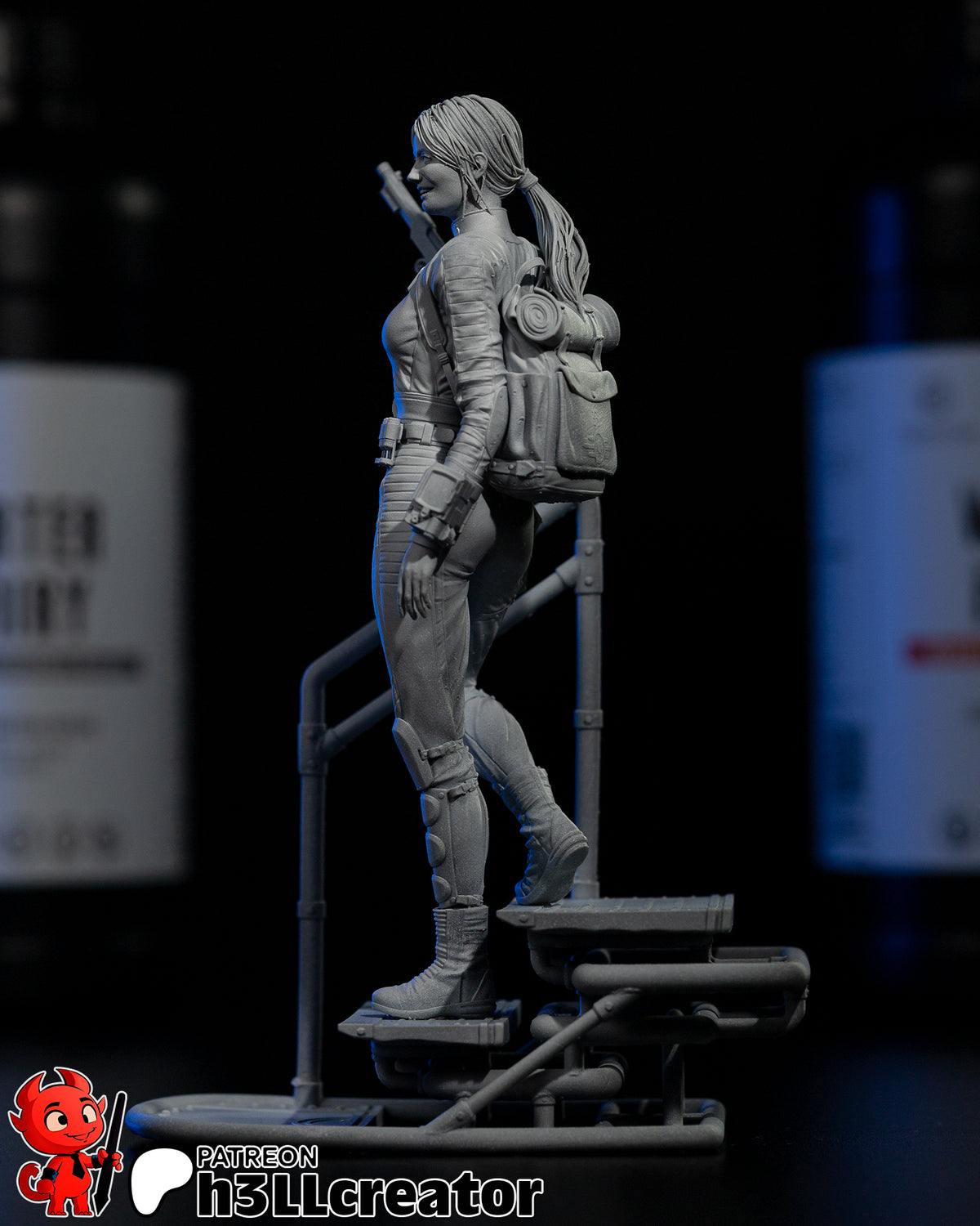 Lucy MacLean (Fallout) resin figure by h3LLcreator — studio render 10