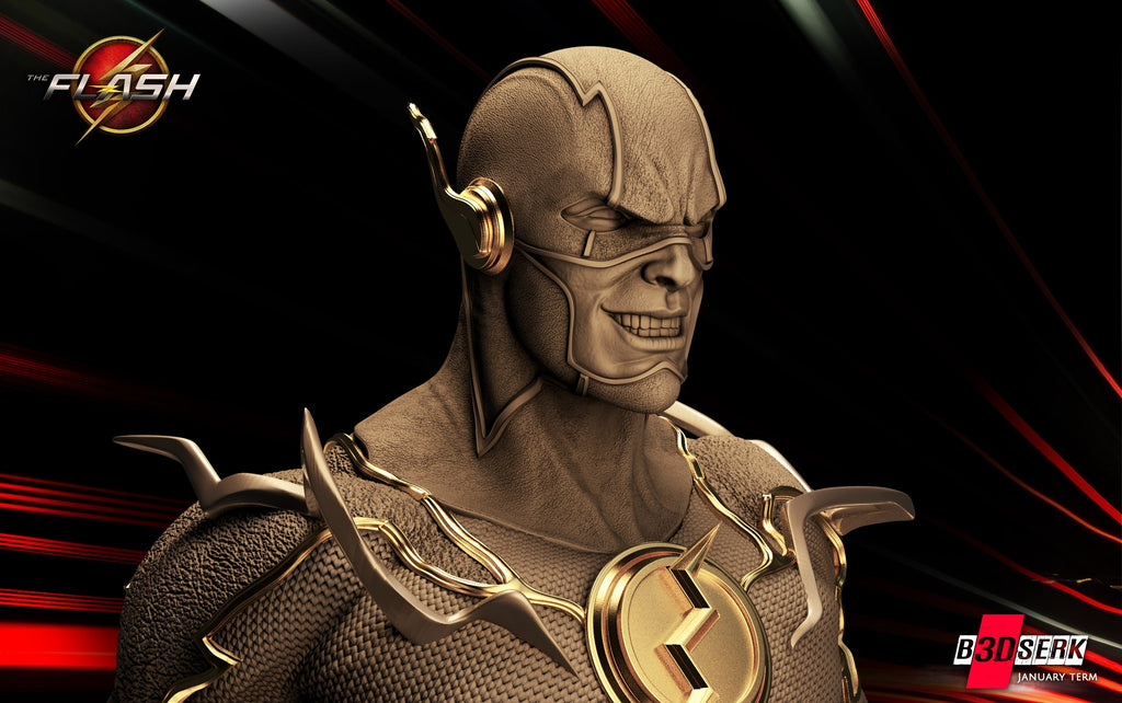 The Flash (DC) resin figure by B3DSERK — studio render 8
