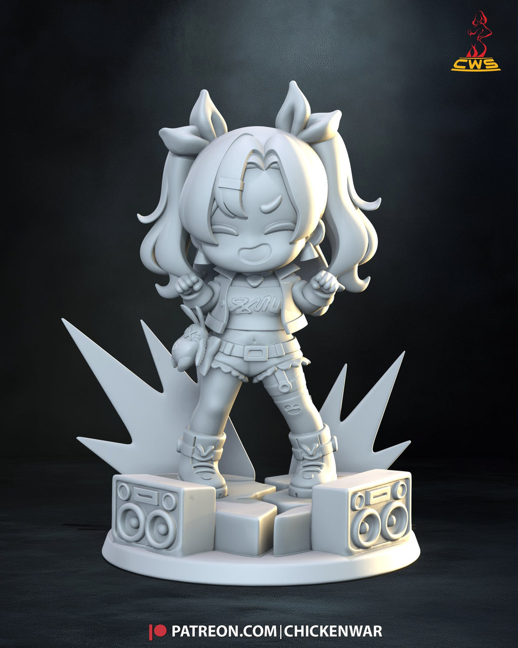 Nicole Demara (Zenless Zone Zero) resin figure by CW Studio — studio render 7