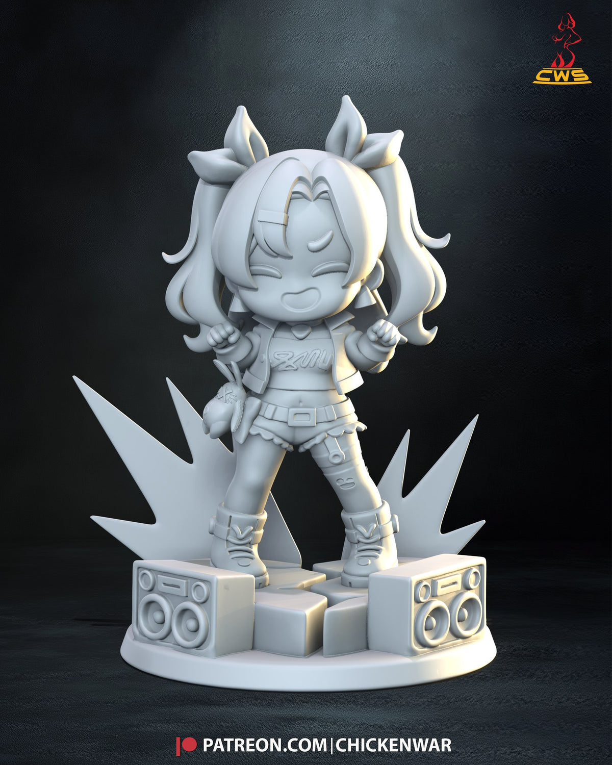 Nicole Demara (Zenless Zone Zero) resin figure by CW Studio — studio render 7