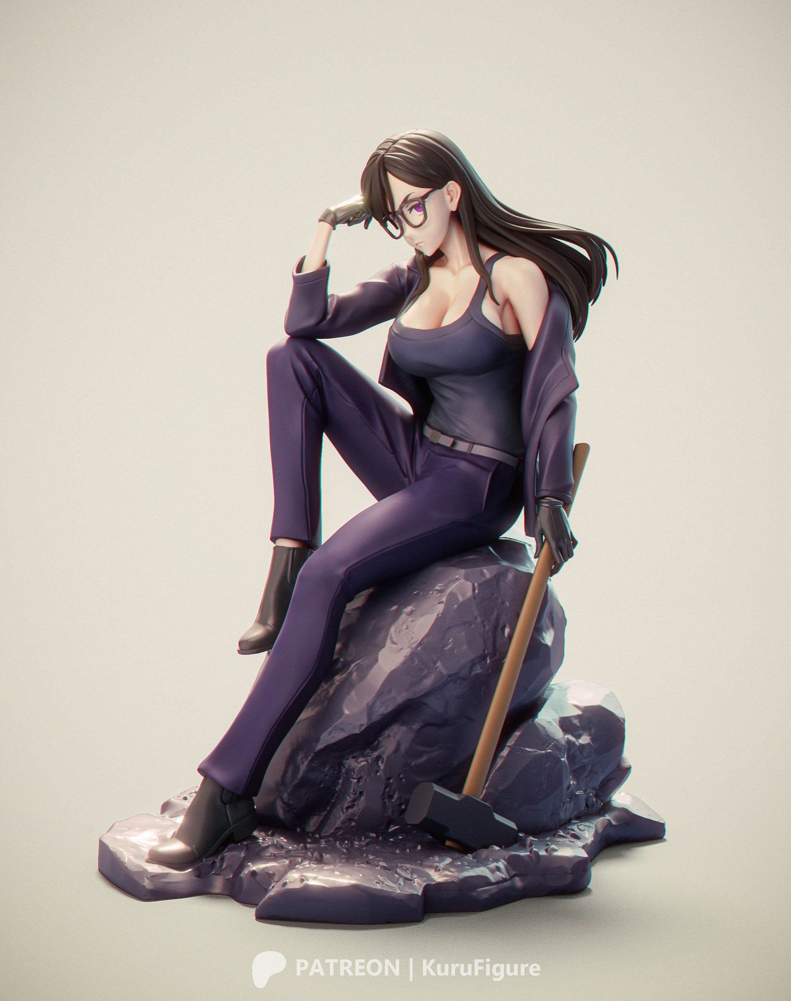 Hizuru Minakata (Summer Time Rendering) resin figure by Kuru Figures — studio render 4