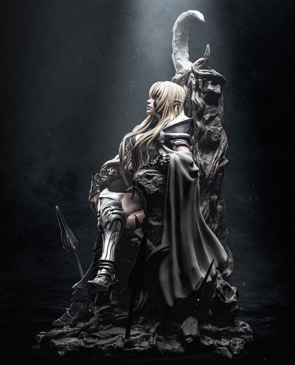 The Underworld’s Grand Matriarch (_Original Characters) resin figure by CA 3D Studios — studio render 6
