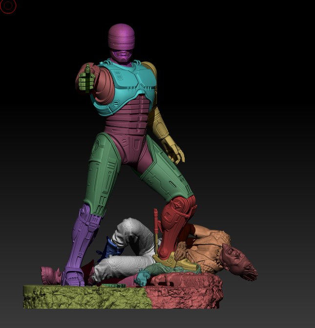 RoboCop (RoboCop) resin figure by CA 3D Studios — studio render 8
