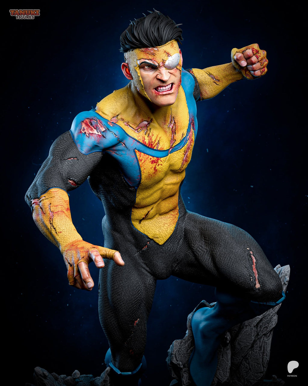 Mark Grayson (Invincible) resin figure by Tanuki Figures — studio render 7