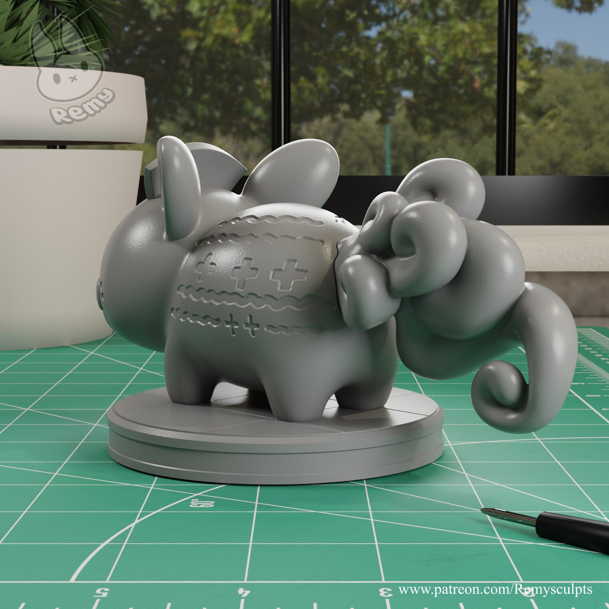Nimi Nightmare (VTubers) resin figure by RemyJF — studio render 7