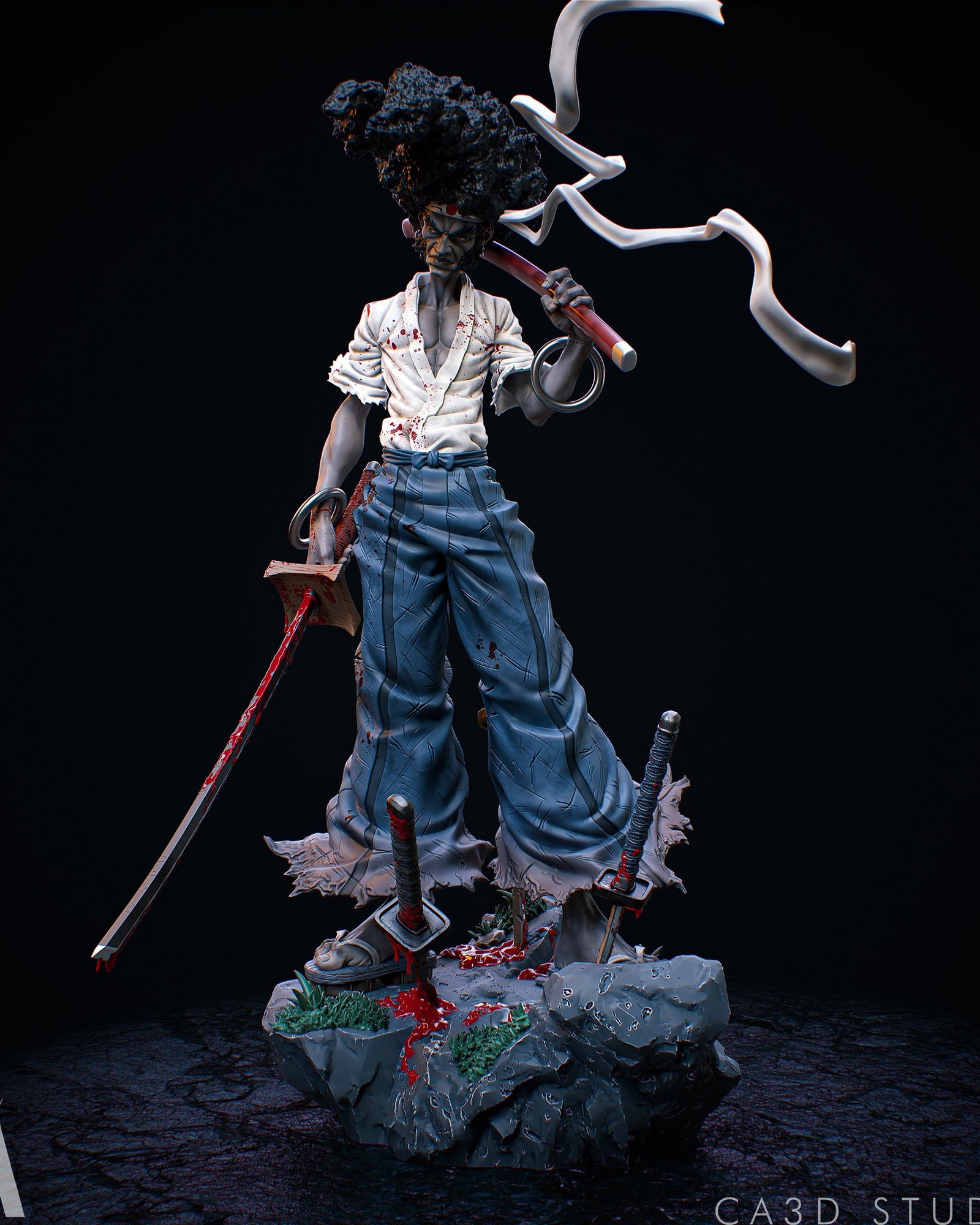 Afro — studio render 4