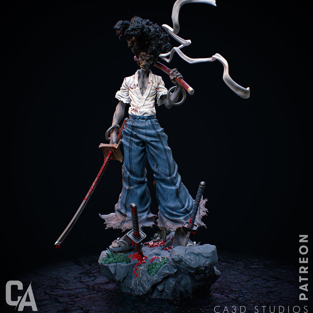 Afro — studio render 4