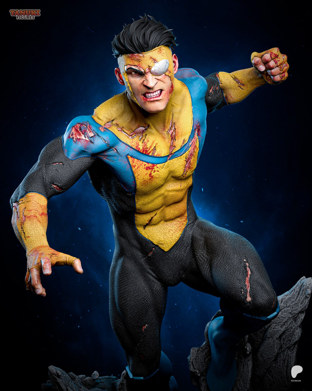 Mark Grayson (Invincible) resin figure by Tanuki Figures — studio render 8
