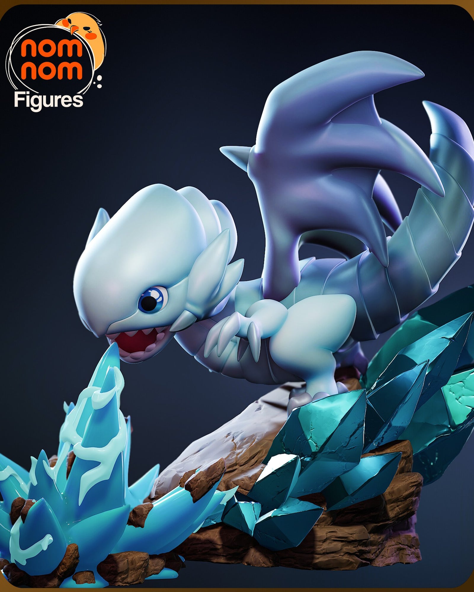 Blue-Eyes White Dragon — studio render 4