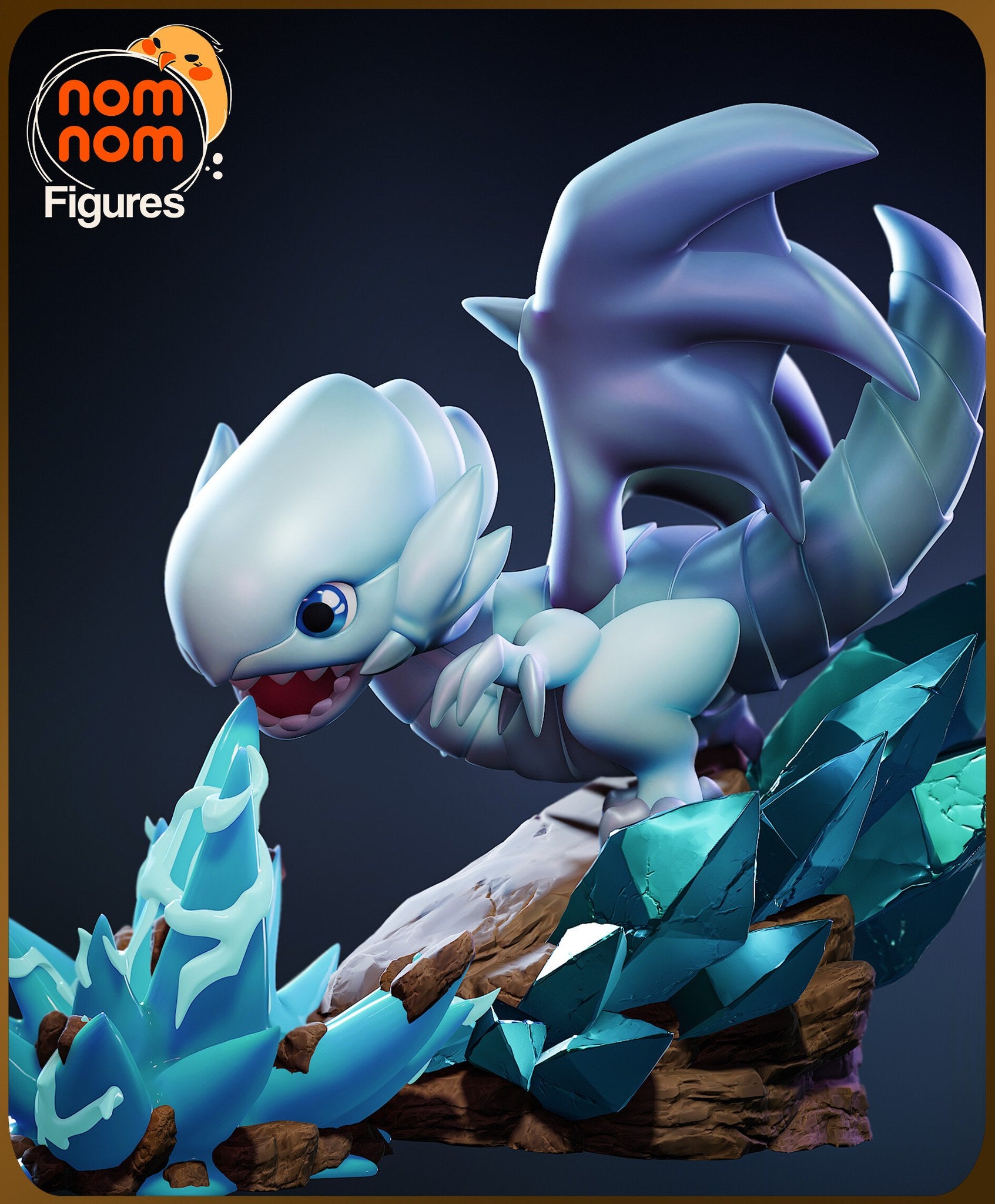 Blue-Eyes White Dragon — studio render 4