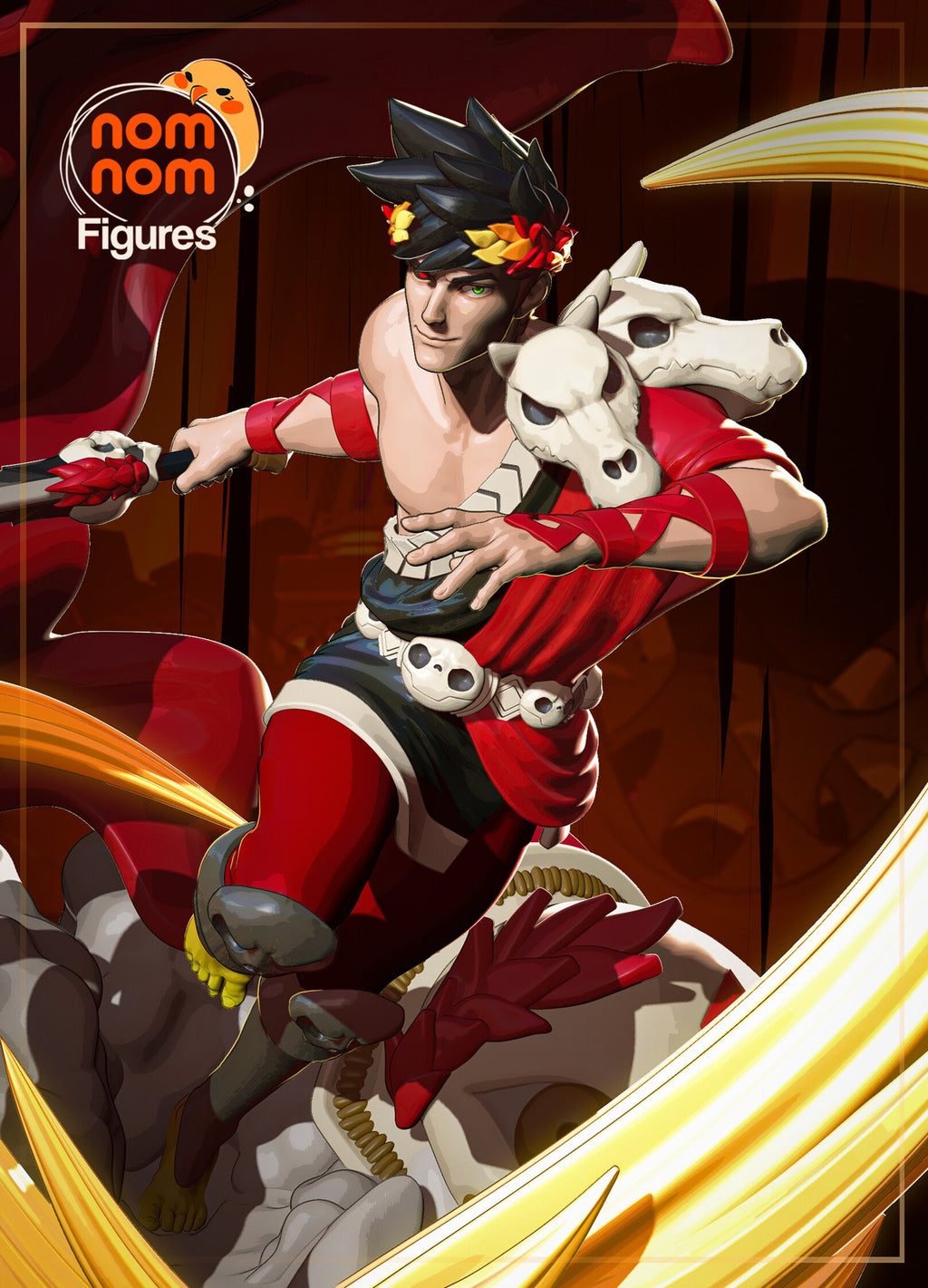 Zagreus Hades resin figure by NomNom Figures — studio preview 1