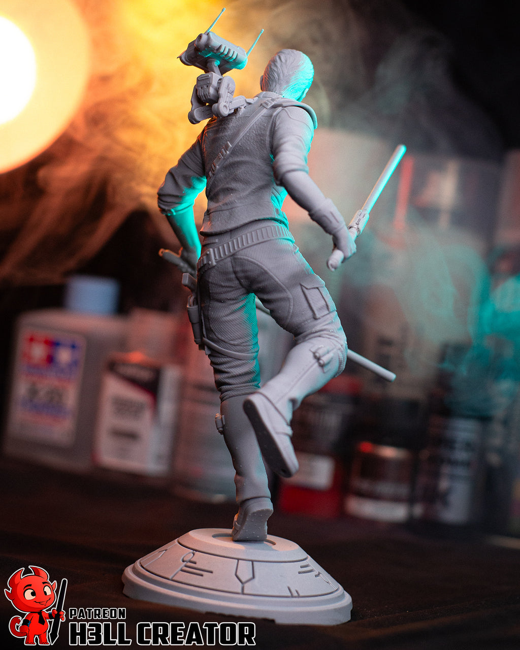 Cal Kestis (Star Wars) resin figure by h3LLcreator — studio render 14