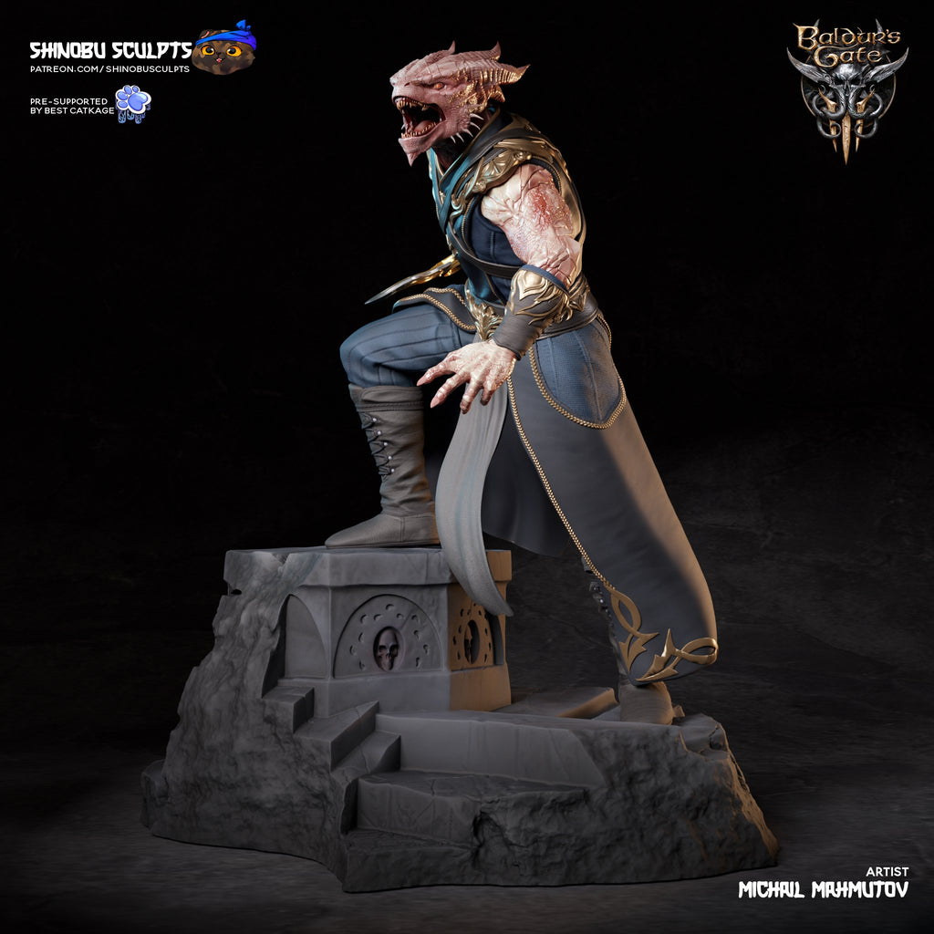 Dark Urge (Baldur's Gate) resin figure by Shinobu Sculpts — studio render 5