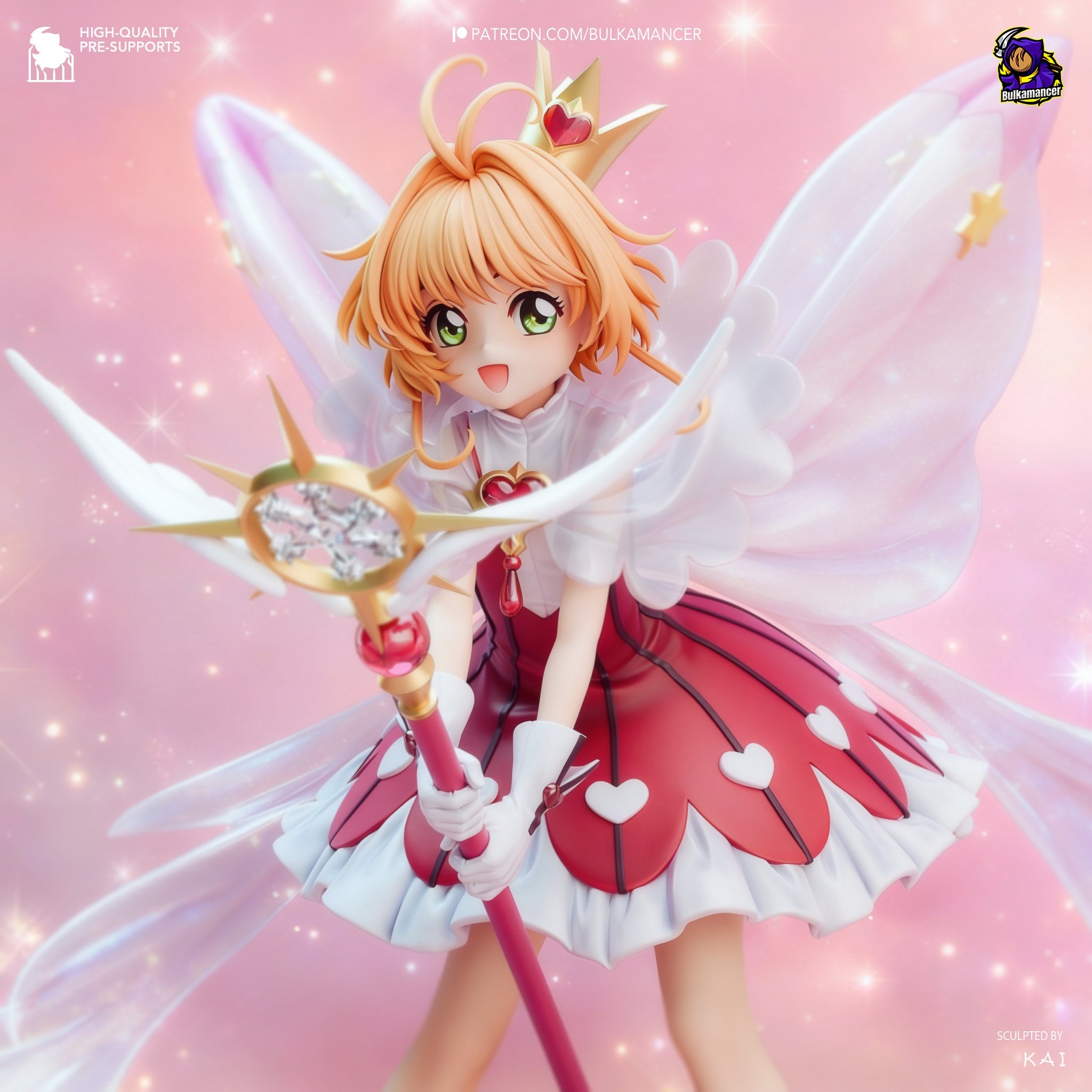Sakura Kinomoto (Cardcaptor Sakura) resin figure by Bulkamancer — studio render 1
