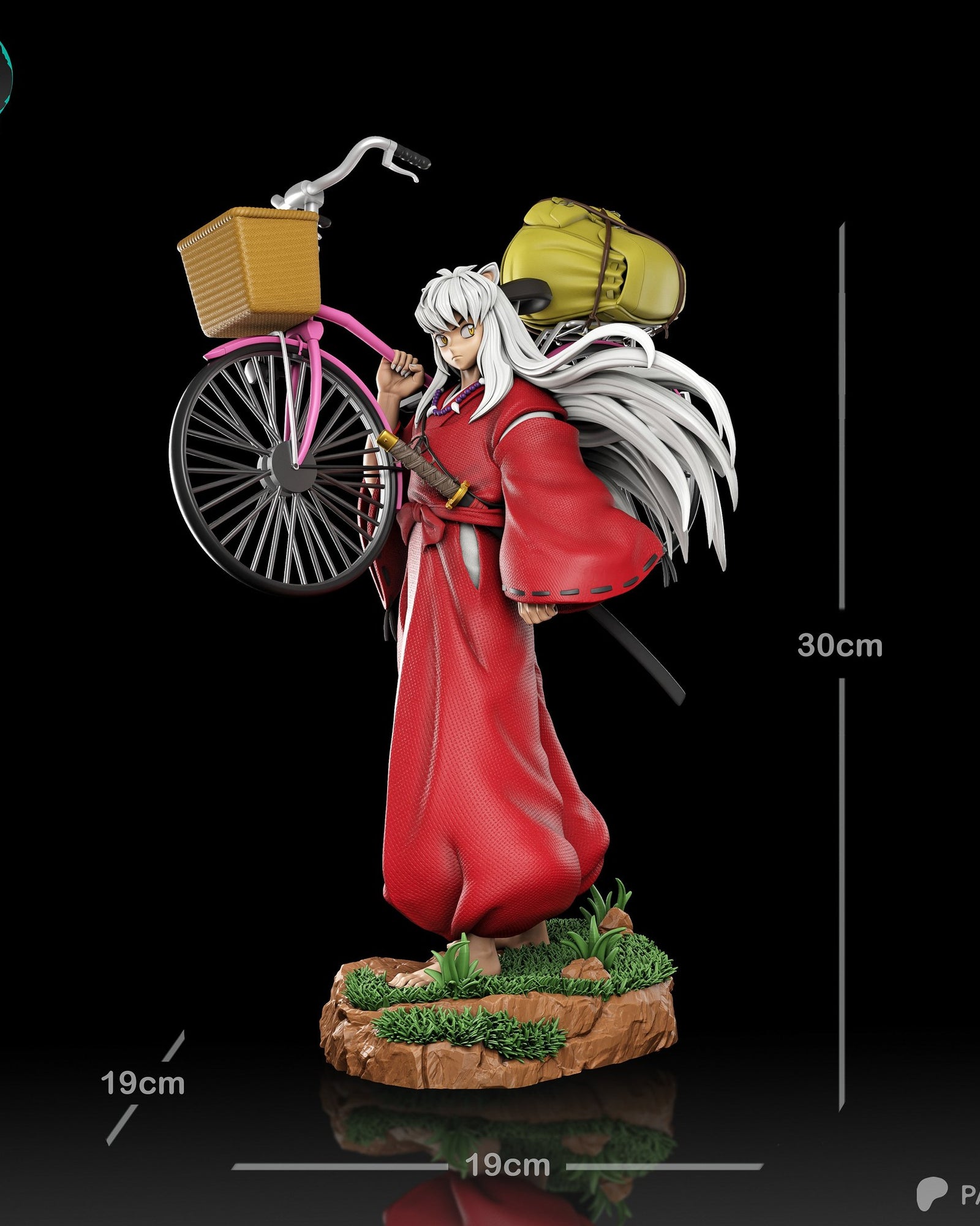 Inuyasha (Inuyasha) resin figure by Kaidan 3D — studio render 5