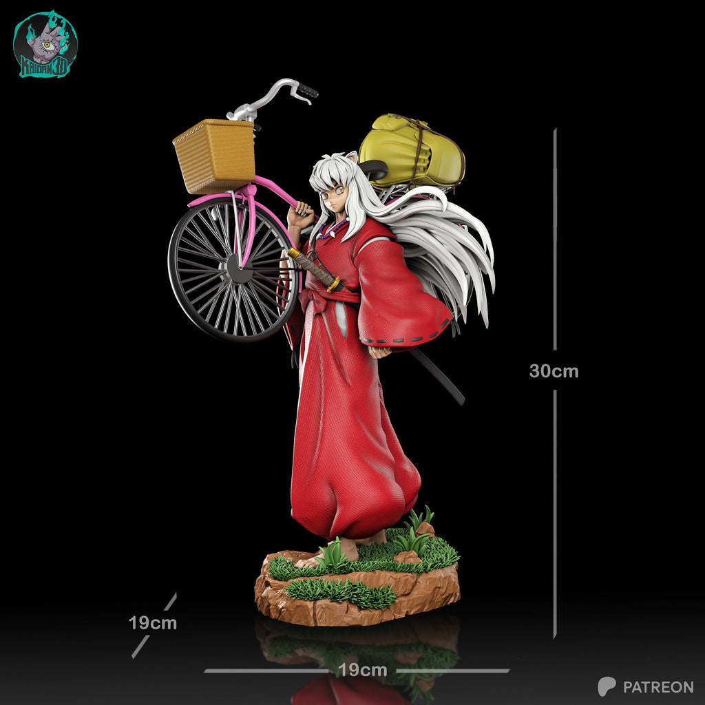 Inuyasha (Inuyasha) resin figure by Kaidan 3D — studio render 5