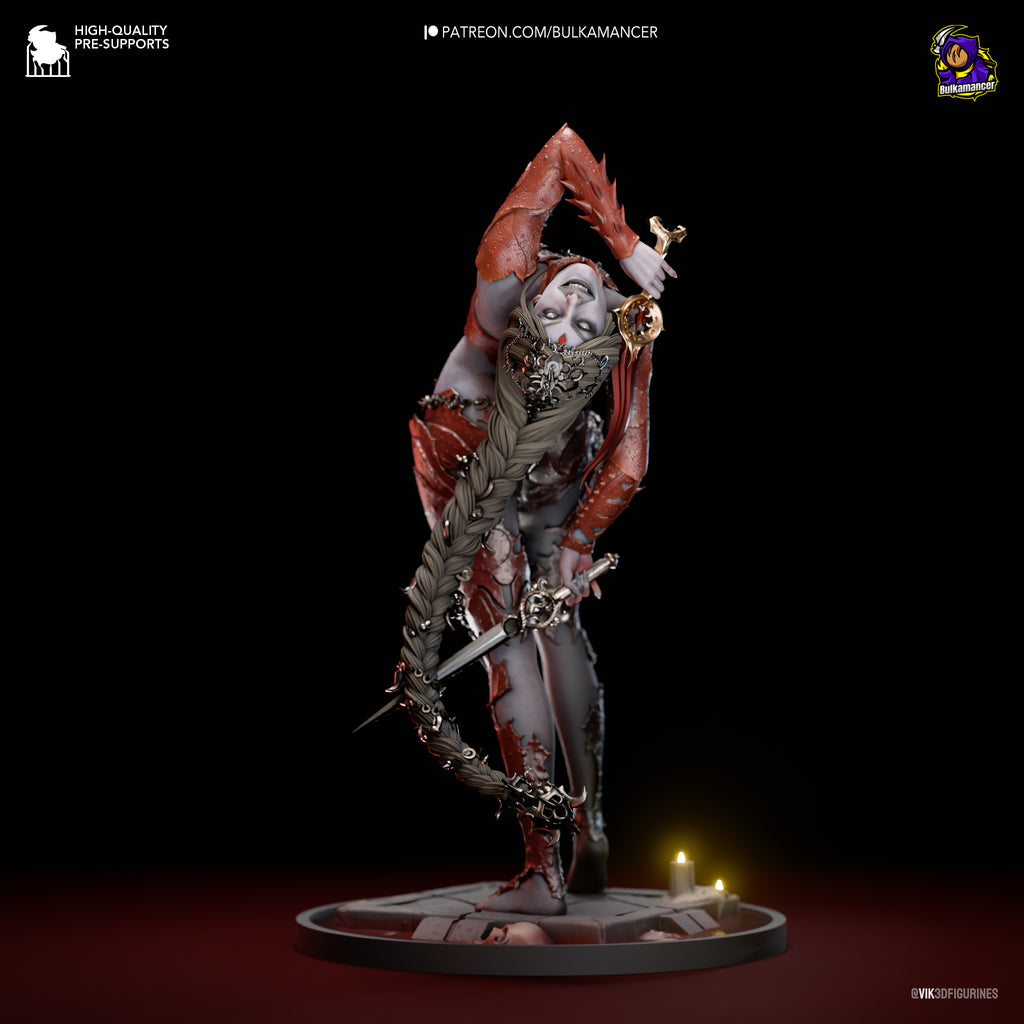 Orin the Red (Baldur's Gate) resin figure by Bulkamancer — studio render 3