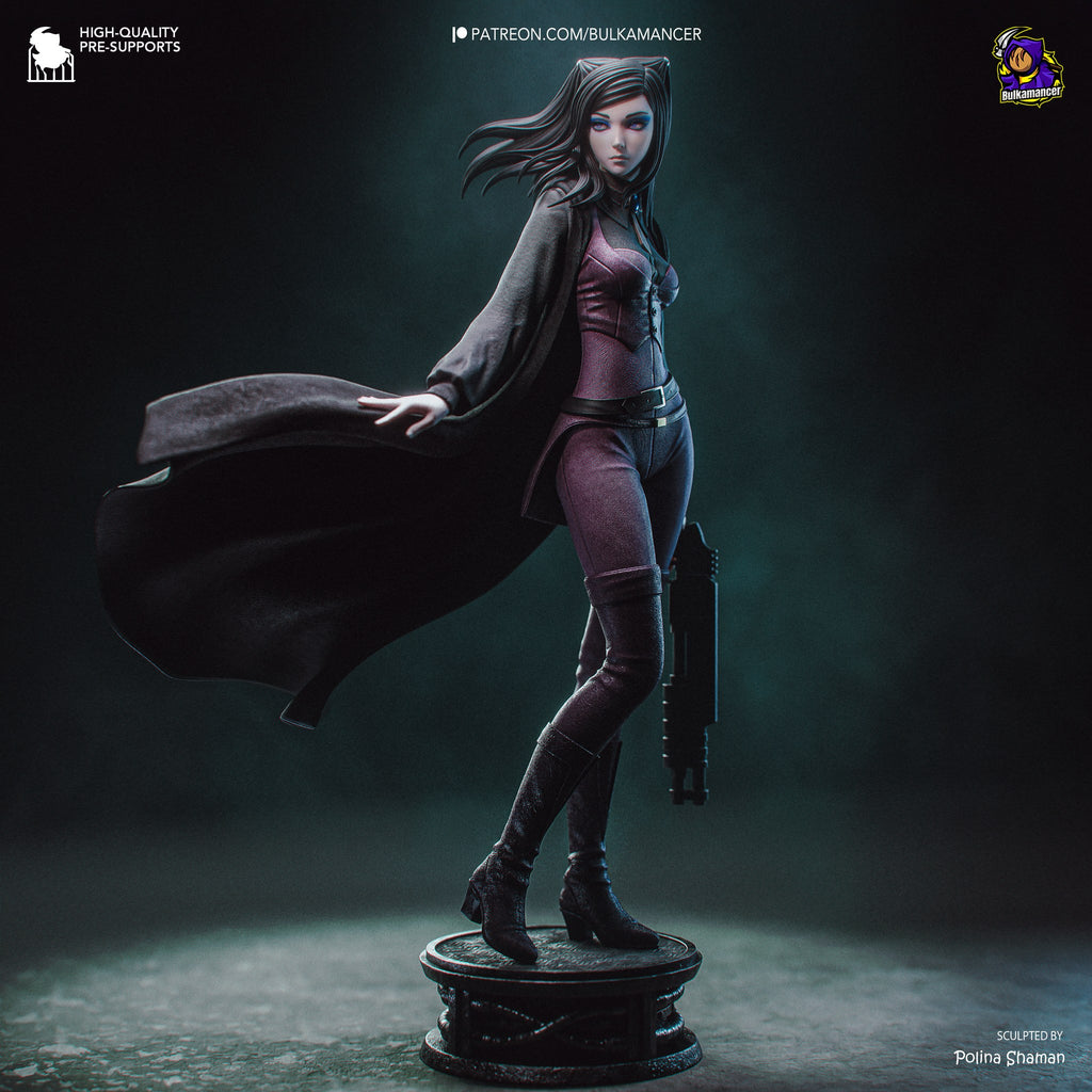 Re-L Mayer (Ergo Proxy) resin figure by Bulkamancer — studio render 2