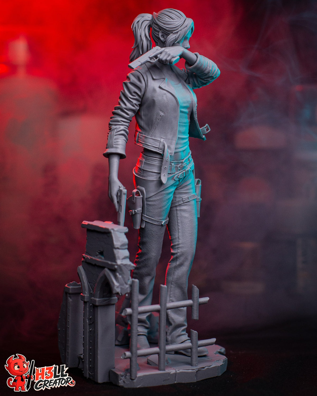 Claire Redfield (Resident Evil) resin figure by h3LLcreator — studio render 12
