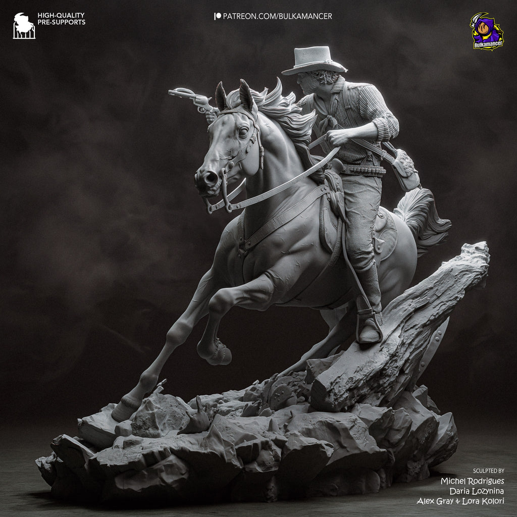 Arthur Morgan (Red Dead Redemption) resin figure by Bulkamancer — studio render 17