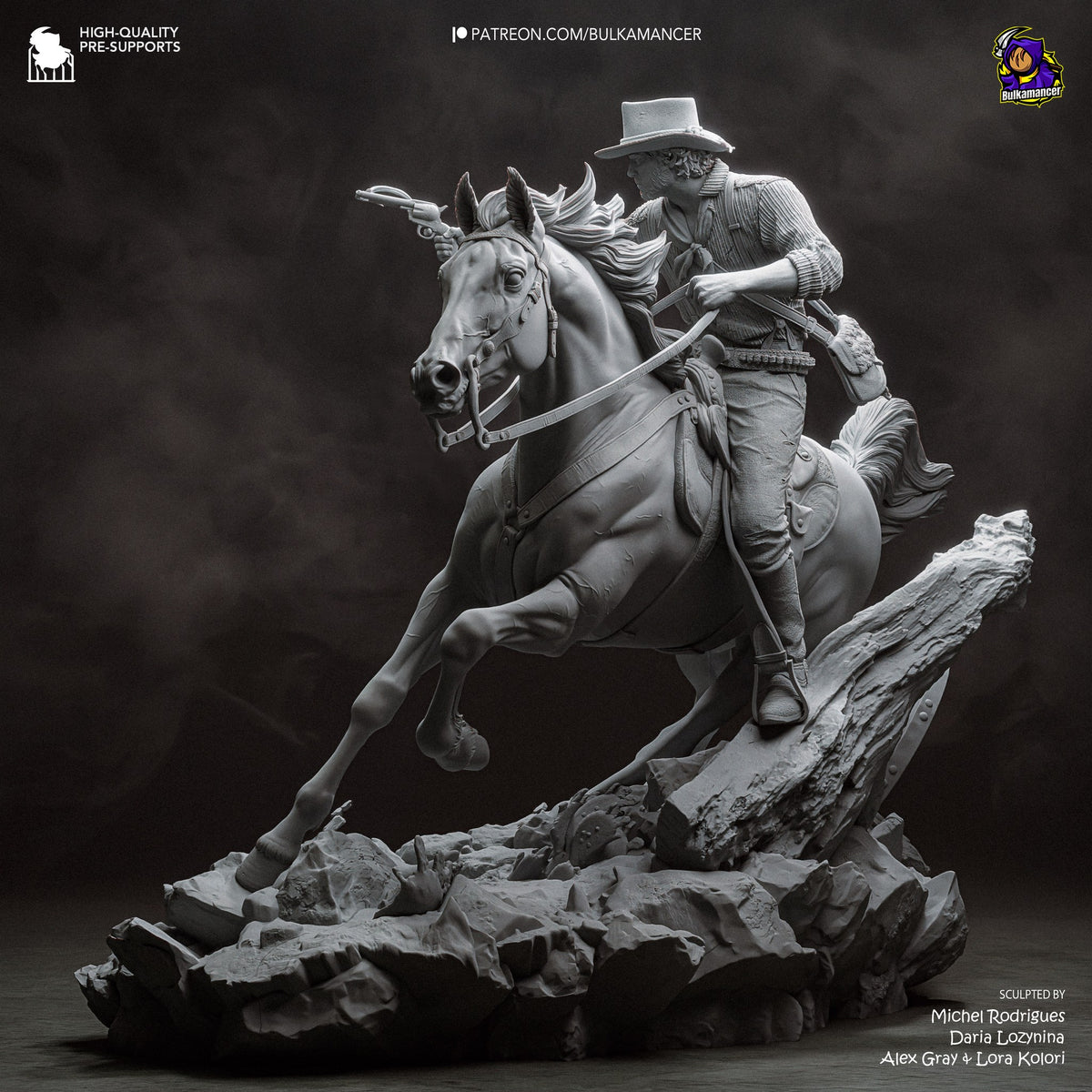 Arthur Morgan (Red Dead Redemption) resin figure by Bulkamancer — studio render 17