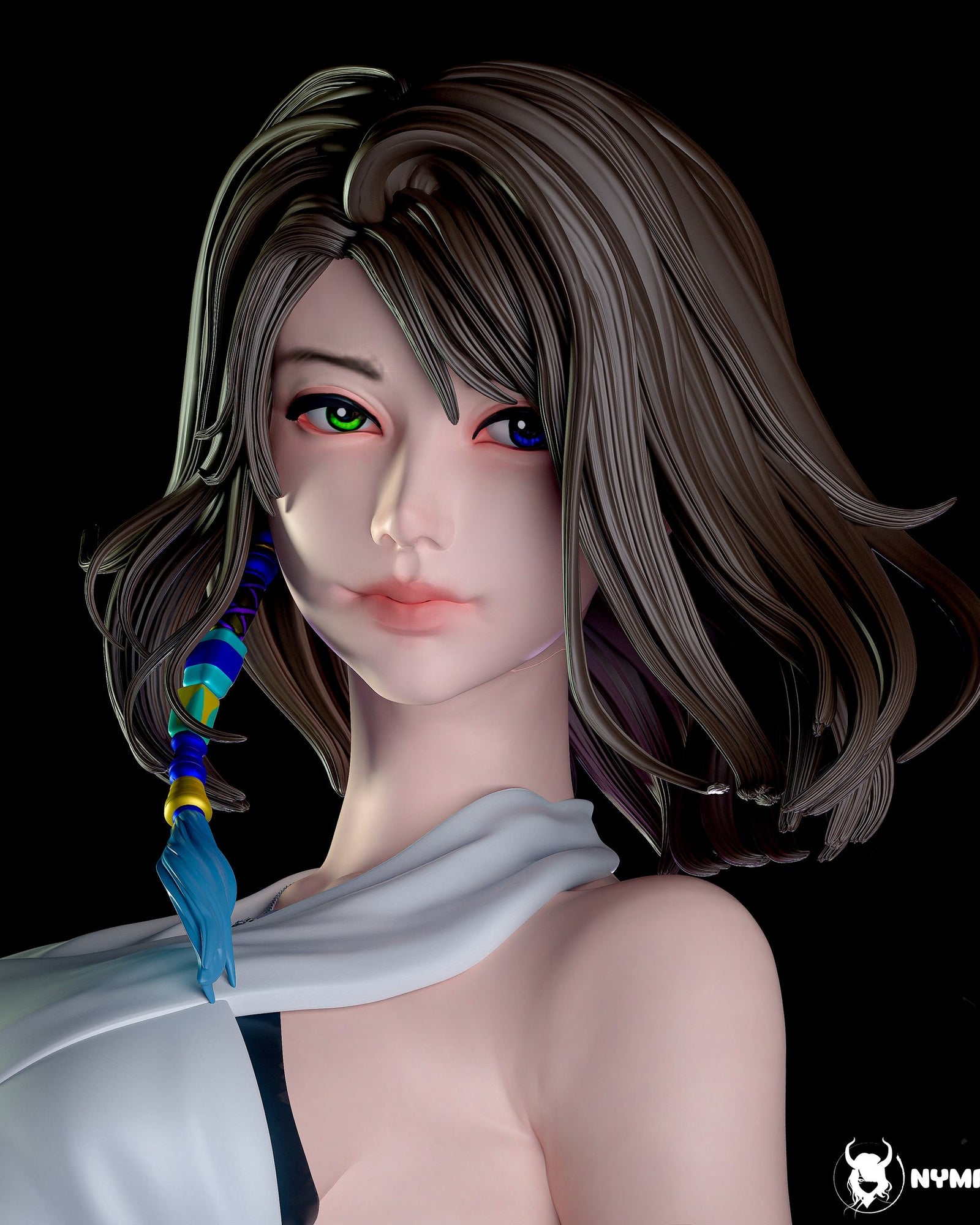 Yuna (Final Fantasy) resin figure by Nympha — studio render 4