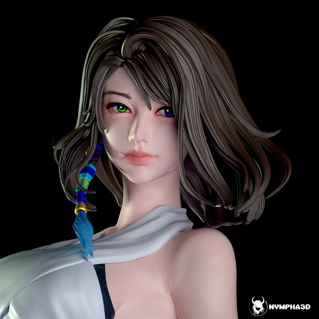 Yuna (Final Fantasy) resin figure by Nympha — studio render 4