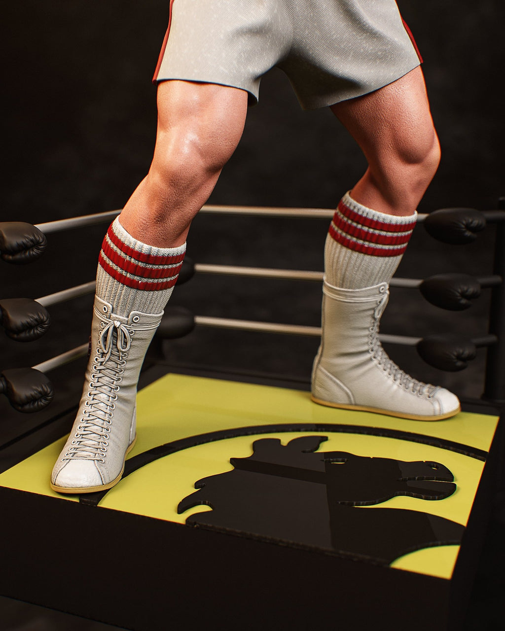 Rocky Balboa (Rocky) resin figure by CA 3D Studios — studio render 2