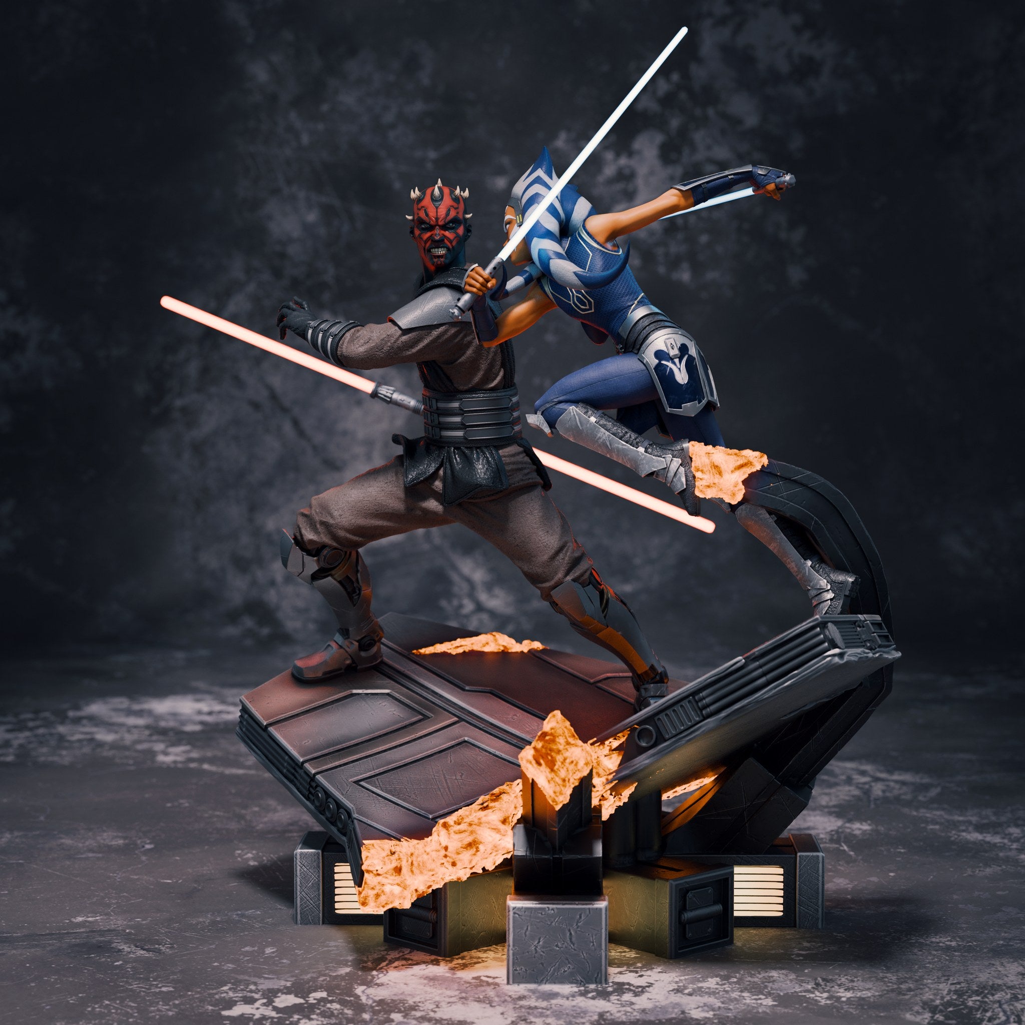 Ahsoka Tano and Darth Maul — studio render 5