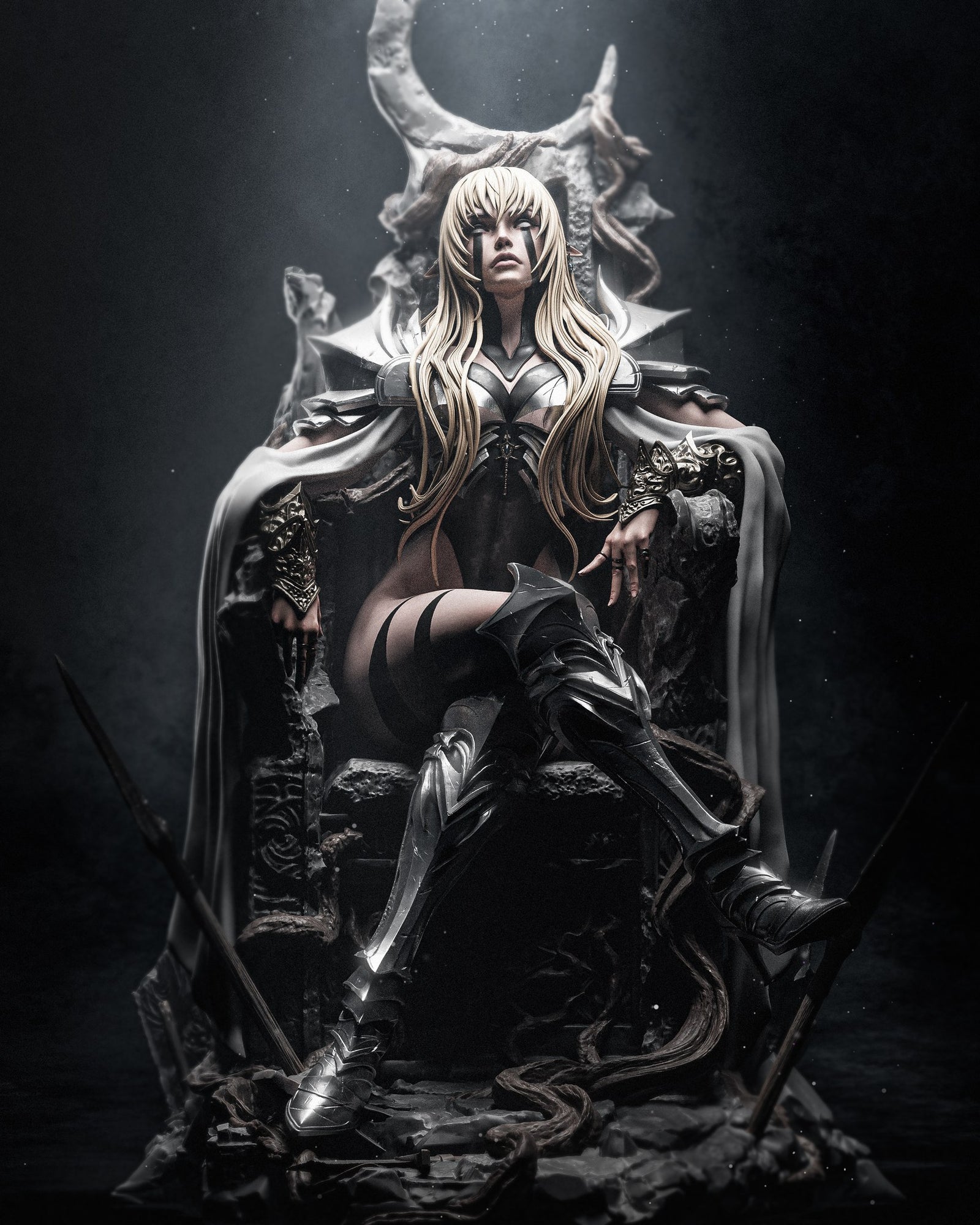 The Underworld’s Grand Matriarch (_Original Characters) resin figure by CA 3D Studios — studio render 1