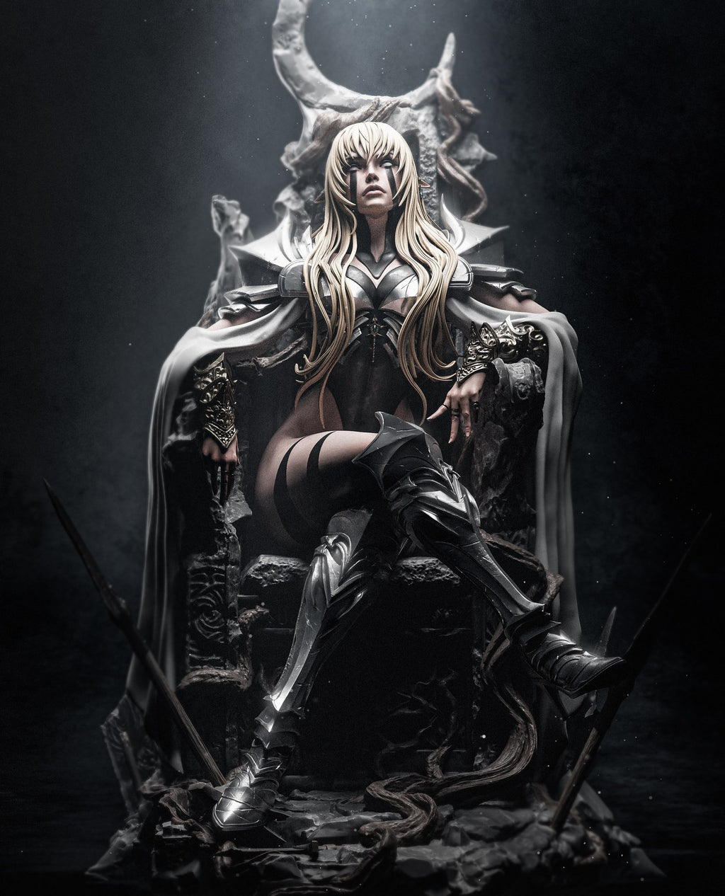 The Underworld’s Grand Matriarch (_Original Characters) resin figure by CA 3D Studios — studio render 1