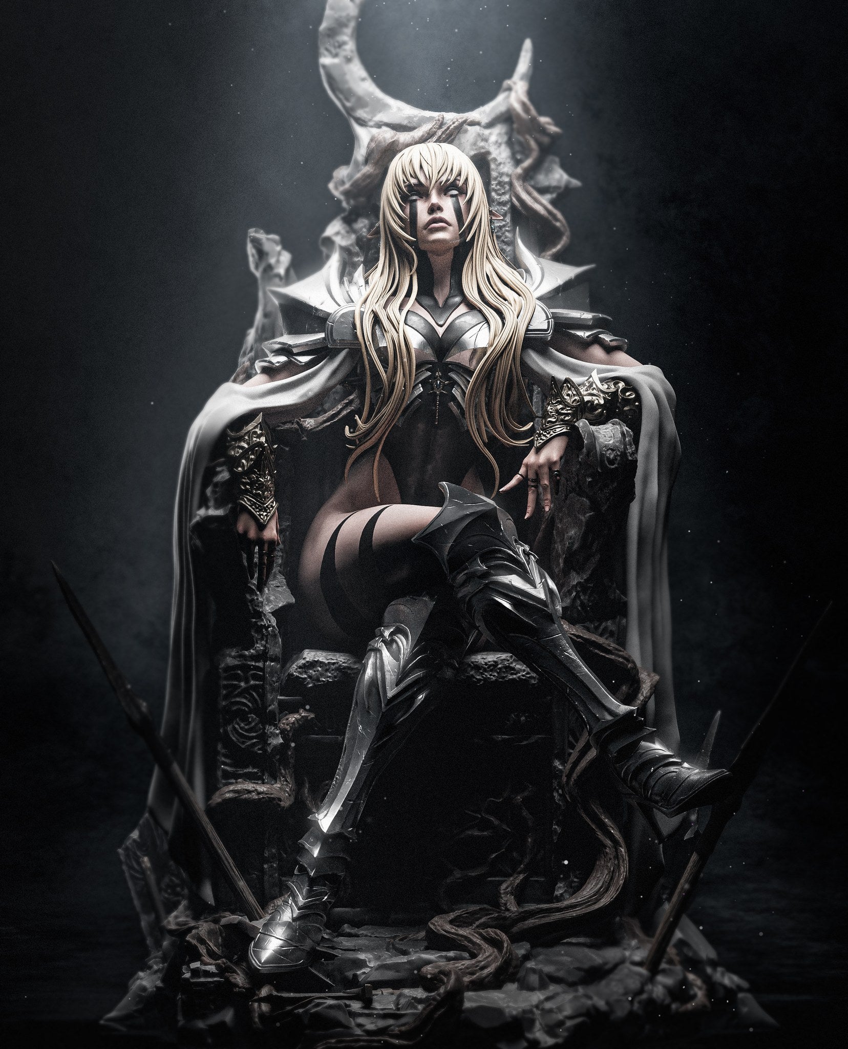 The Underworld’s Grand Matriarch (_Original Characters) resin figure by CA 3D Studios — studio render 1