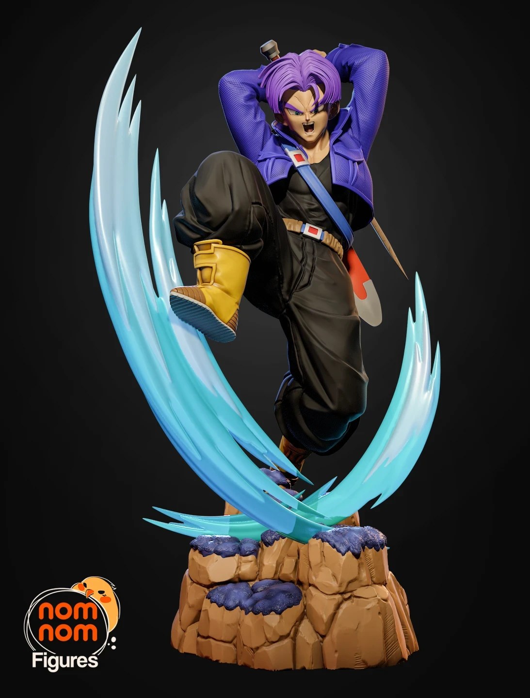 Trunks Dragon Ball resin figure by NomNom Figures — studio preview 5