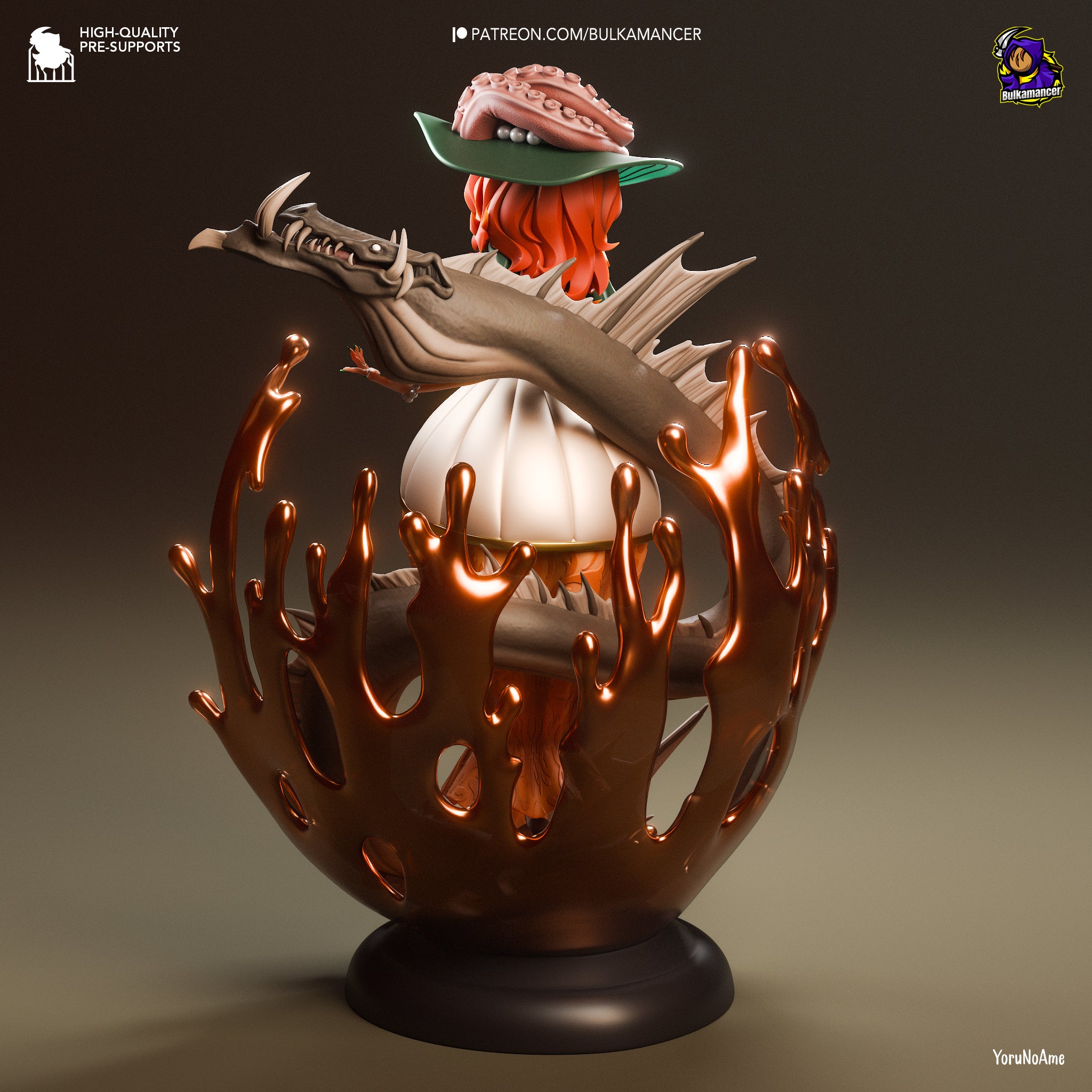 Rum Baba (Unbreadable) resin figure by Bulkamancer — studio render 5