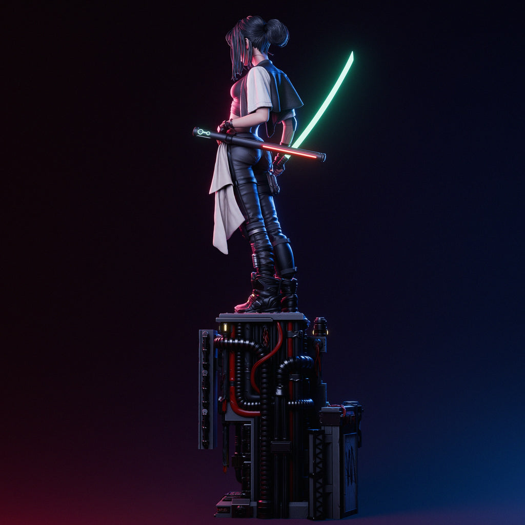 Cyber Samurai — studio render 6