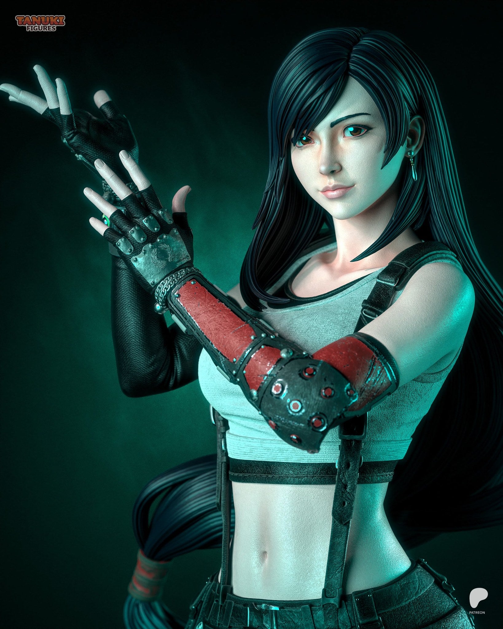 Tifa Lockhart (Final Fantasy) resin figure by Tanuki Figures — studio render 7